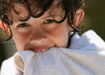 Boy in Towel