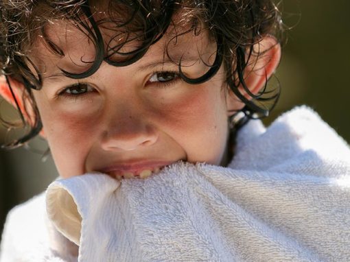 Boy in Towel