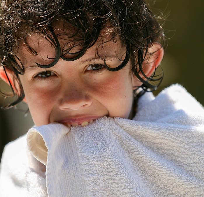Boy in Towel