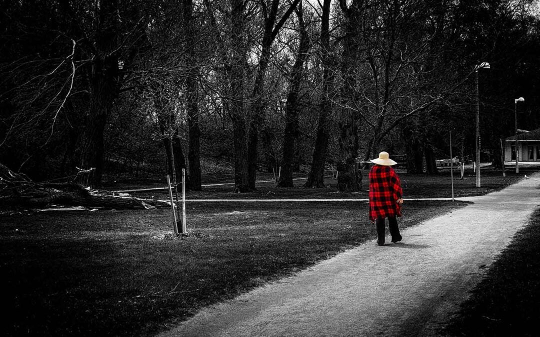 Woman in Red